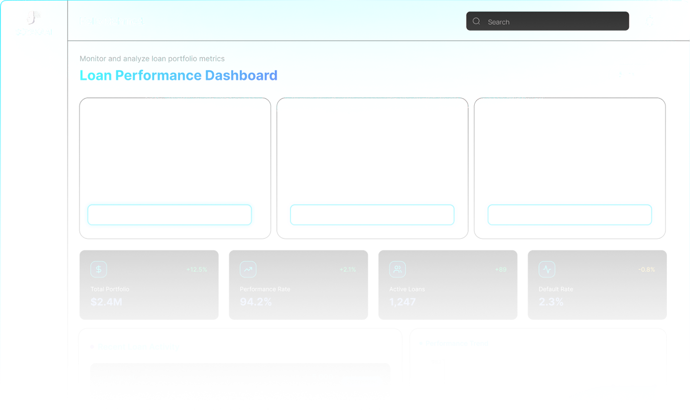 SoyakaAI lending dashboard